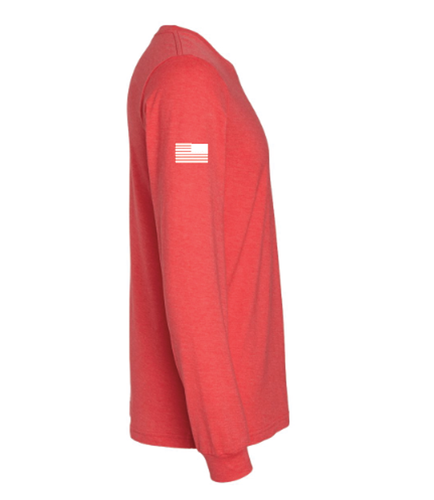 Red Friday - Heather CVC Long Sleeve Tee image thumbnail