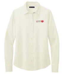 Image of Brooks Brothers Women's Full-Button Satin Blouse