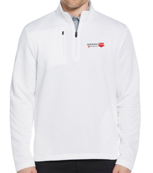 Image of Callaway Mid-Weight Diamond Quilted Fleece 1/4 Zip