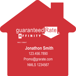 Image of House Shaped Dye Sublimated Jar Opener or Gripper Personalized