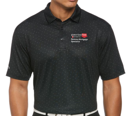 Callaway Ss Micro Chev Print Polo - Reverse Mortgage image thumbnail