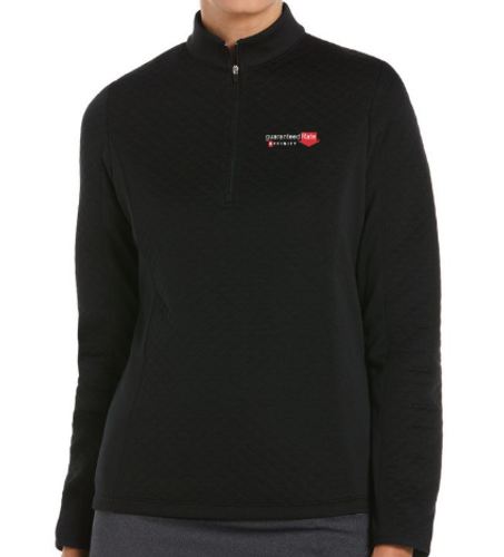 Callaway Mid-Weight Diamond Quilted Fleece 1/4 Zip image thumbnail