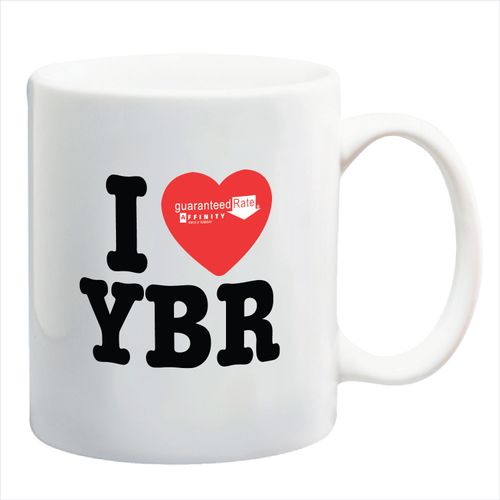 11 Oz. White Ceramic Mug - YBR image thumbnail