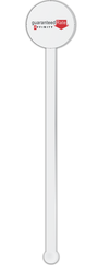 Image of 6" Round Plastic Drink Stirrer
