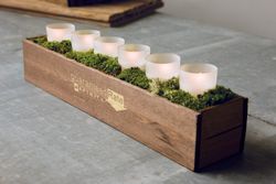 Image of Frosted Votive Trough
