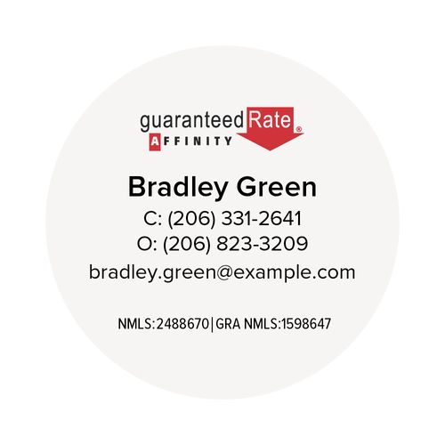 Image of 2" x 2" Circle Sticker (Personalized)