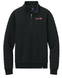 Image of Brooks Brothers Diamond Quilt 1/4-Zip