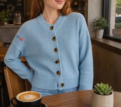 Image of Quince - 100% Organic Cotton Cropped Cardigan