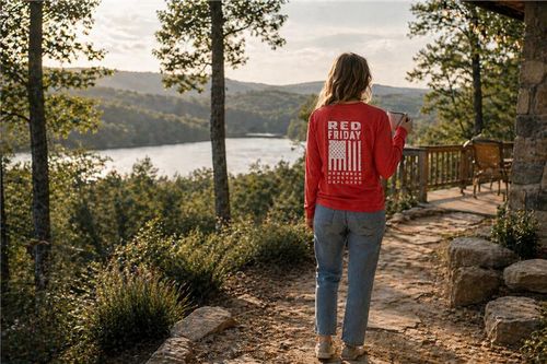 Red Friday - Heather CVC Long Sleeve Tee image thumbnail