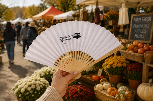Image of Bamboo Folding Handheld Fan