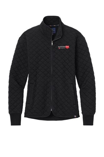 Image of Brooks Brothers Women's Diamond Quilt Full-Zip