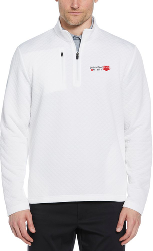 Image of Callaway Mid-Weight Diamond Quilted Fleece 1/4 Zip