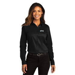 Image of Ladies' Long Sleeve Twill Shirt