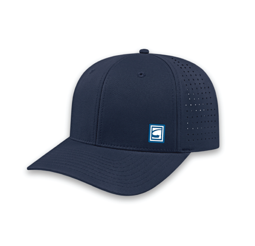 Flexfit 110® Perforated Performance Snap Back Cap - Navy image thumbnail