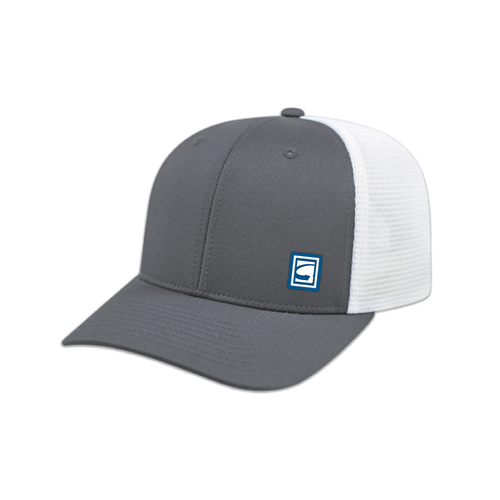 Trucker Mesh Back Cap - Graphite - White image thumbnail