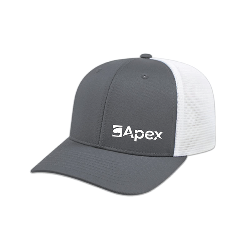 Trucker Mesh Back Cap - Graphite - White image thumbnail