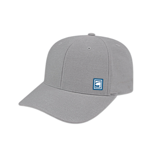 Melange Snap Back Cap. - Silver image thumbnail