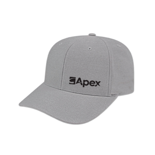 Melange Snap Back Cap. - Silver image thumbnail