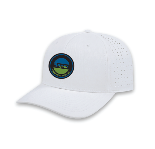 Flexfit 110® Perforated Performance Snap Back Cap - White image thumbnail