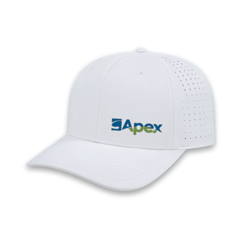 Flexfit 110® Perforated Performance Snap Back Cap - White image thumbnail