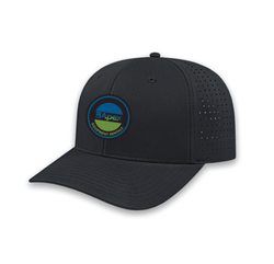 Image of Flexfit 110® Perforated Performance Snap Back Cap - Black