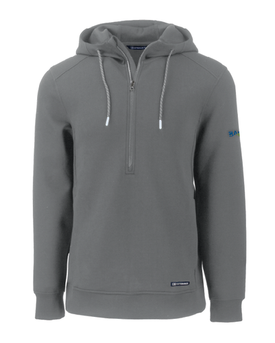 Cutter & Buck Roam Eco Half Zip Recycled Mens Hooded Pull... image thumbnail