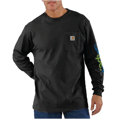 Carhartt Workwear Pocket Long-Sleeve T-Shirt w/Big Logo image thumbnail