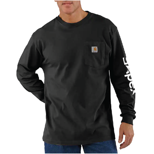 Carhartt Workwear Pocket Long-Sleeve T-Shirt w/Big Logo image thumbnail