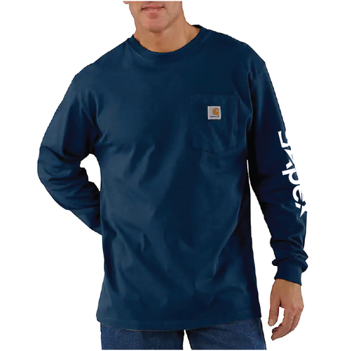 Carhartt Workwear Pocket Long-Sleeve T-Shirt w/Big Logo image thumbnail