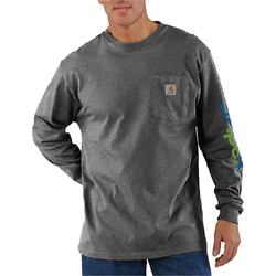 Image of Carhartt Workwear Pocket Long-Sleeve T-Shirt w/Big Logo
