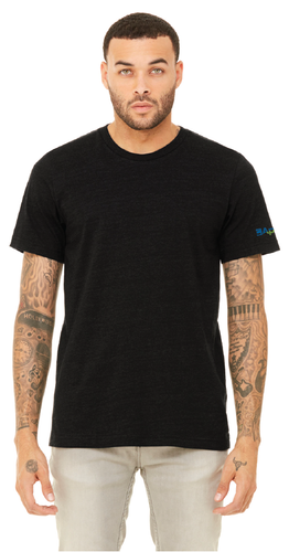 Bella+Canvas Unisex Heather CVC T-Shirt w/Sleeve Logo image thumbnail