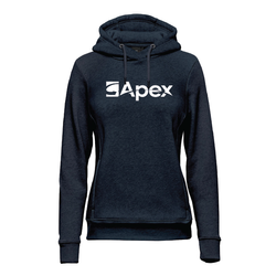 Image of Women's Monashee Fleece Pullover Hoody Navy w/Full Front Logo