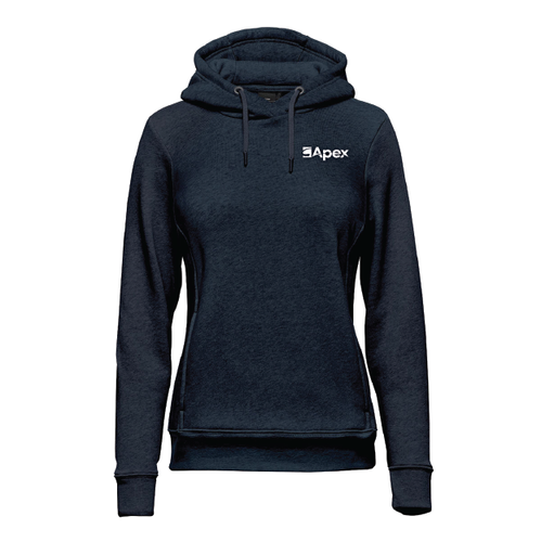 Women's Monashee Fleece Pullover Hoody Navy w/Embroidered Logo image thumbnail