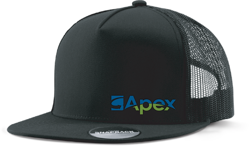 Traditional 5-panel Pro Trucker Cap - Black image thumbnail