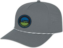 Image of Summit Perforated Cap with Rope - Charcoal
