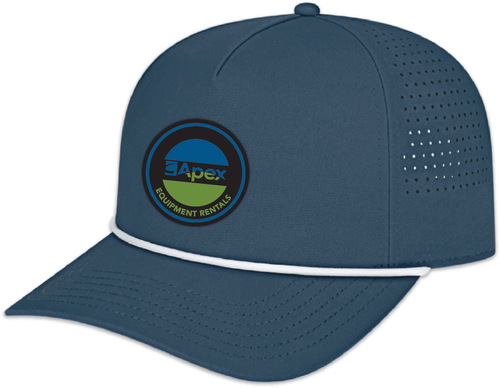 Summit Perforated Cap with Rope - Navy image thumbnail