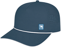 Image of Summit Perforated Cap with Rope - Navy
