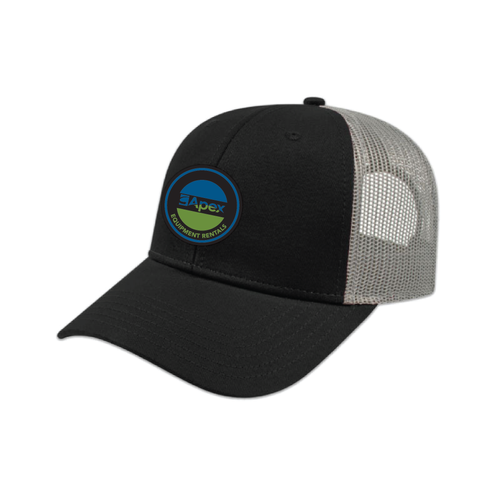 Low Profile Trucker Mesh Back Cap - Back/Grey image thumbnail