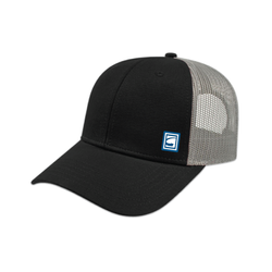 Image of Low Profile Trucker Mesh Back Cap - Back/Grey