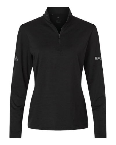 Women's Textured Stripe Quarter-Zip Pullover image thumbnail