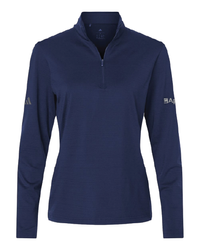 Image of Women's Textured Stripe Quarter-Zip Pullover
