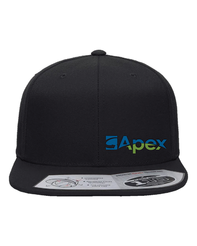 Flexfit 110 Snapback Cap - Black image thumbnail