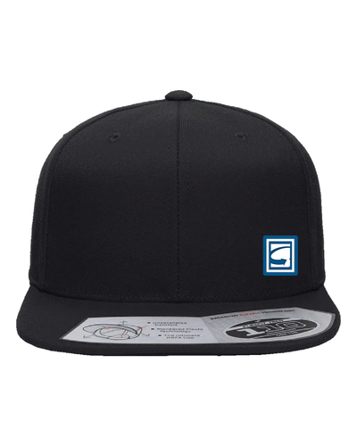 Flexfit 110 Snapback Cap - Black image thumbnail