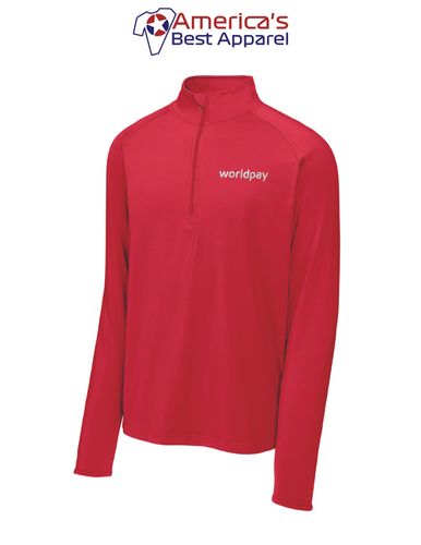 Image of Sport-Tek® Sport-Wick® Stretch 1/2-Zip Pullover. ST850