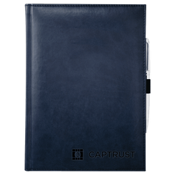 Image of 7"x10" FSC Pedova™ Large Bound JournalBook® - Navy