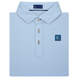 Image of STITCH Men's Polo Atlantic Stripe Bluebell