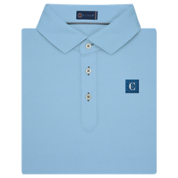 Image of STITCH Men's Polo Solid Pique Bluebell