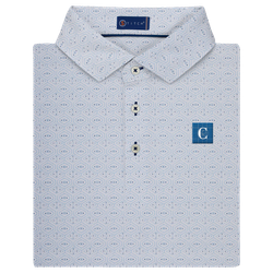 Image of Stitch Men's Oyster Catcher Polo in Bluebell