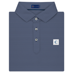 Image of Stitch Men’s Atlantic Stripe Polo in Moonlight