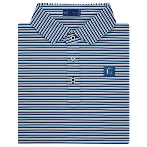 STITCH Men's Polo Gulfstream Bluebell image thumbnail